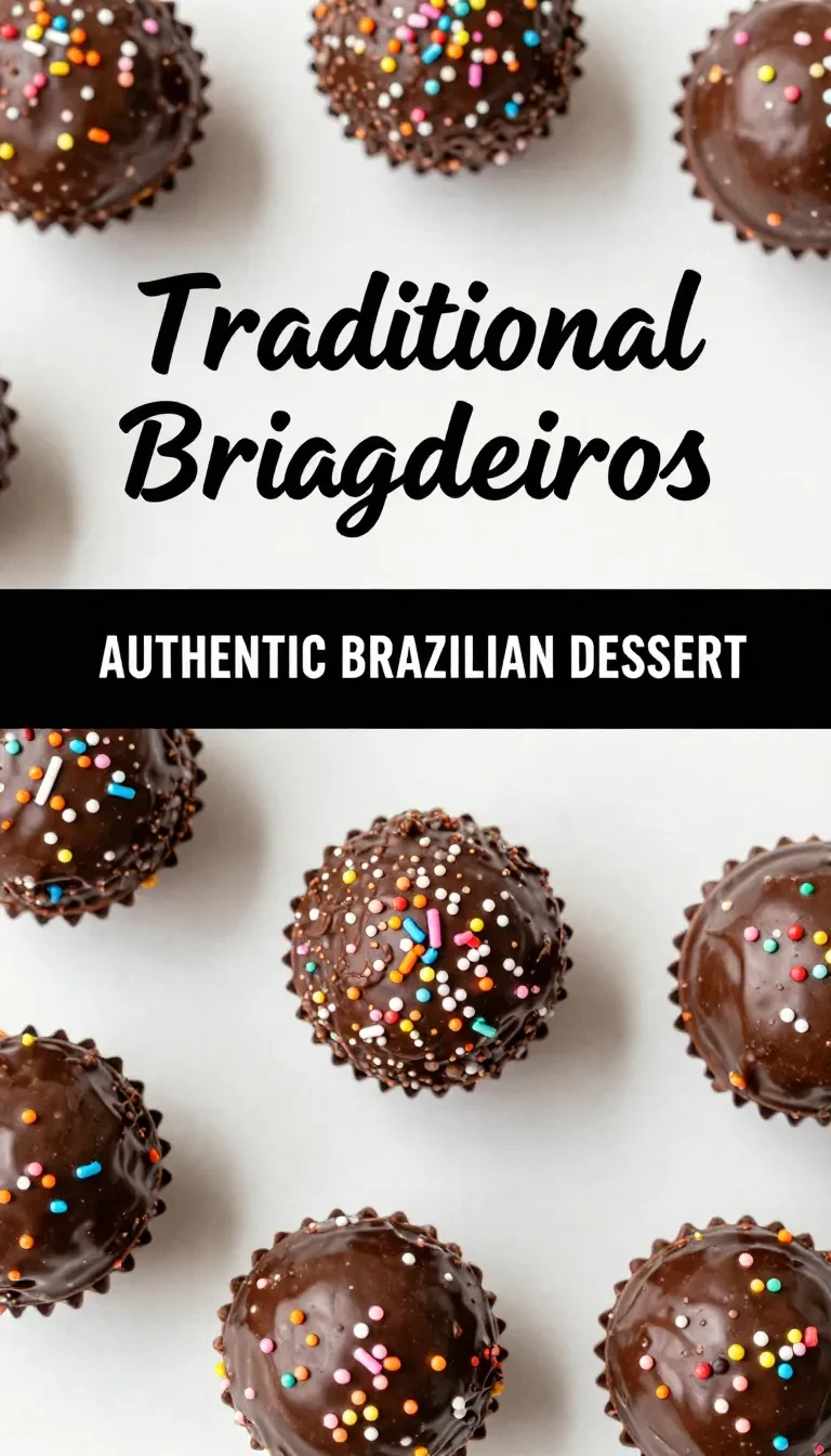 Uma bandeja cheia de brigadeiros de chocolate tradicionais decorados com granulado.