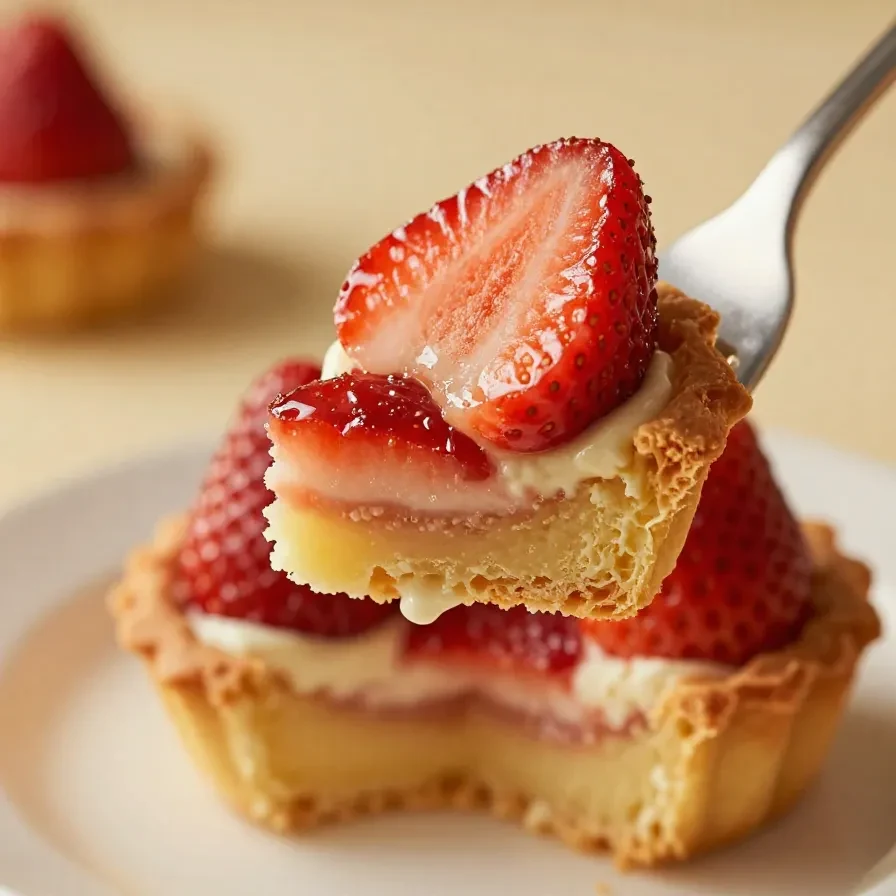 Uma tarte de morangos saudável com massa integral e recheio leve.